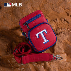 MLB-TX25-325 MLB Texas Rangers Team Shoulder Bag/ Crossbody Bag