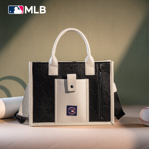 MLB-TX100-100   MLB Texas Rangers Team Whipstitch Tote/Crossbody