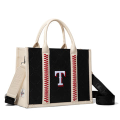 MLB-TX100-100   MLB Texas Rangers Team Whipstitch Tote/Crossbody