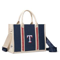 MLB-TX100-100   MLB Texas Rangers Team Whipstitch Tote/Crossbody