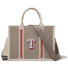 MLB-TX100-100   MLB Texas Rangers Team Whipstitch Tote/Crossbody