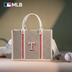 MLB-TX100-100   MLB Texas Rangers Team Whipstitch Tote/Crossbody