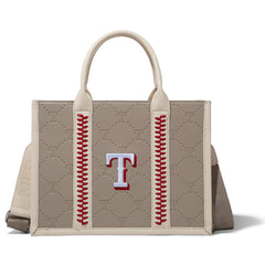 MLB-TX100-100   MLB Texas Rangers Team Whipstitch Tote/Crossbody