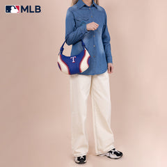 MLB-TX101  MLB Texas Rangers Team Hobo Bag/Shoulder Bag