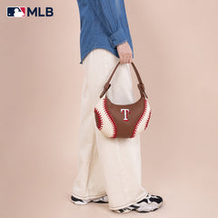 MLB-TX101  MLB Texas Rangers Team Hobo Bag/Shoulder Bag