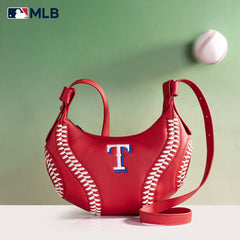 MLB-TX101  MLB Texas Rangers Team Hobo Bag/Shoulder Bag