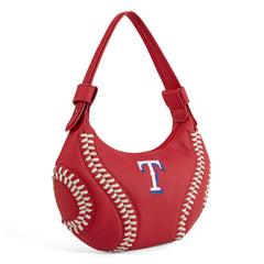 MLB-TX101  MLB Texas Rangers Team Hobo Bag/Shoulder Bag