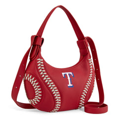 MLB-TX101  MLB Texas Rangers Team Hobo Bag/Shoulder Bag