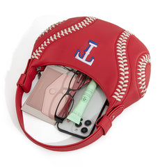 MLB-TX101  MLB Texas Rangers Team Hobo Bag/Shoulder Bag