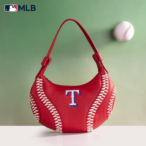 MLB-TX101  MLB Texas Rangers Team Hobo Bag/Shoulder Bag