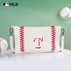 MLB-TX106  MLB MLB Texas Rangers Team Bi-Fold Clutch/Crossbody