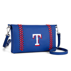 MLB-TX106  MLB MLB Texas Rangers Team Bi-Fold Clutch/Crossbody