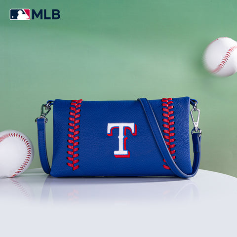 MLB-TX106  MLB MLB Texas Rangers Team Bi-Fold Clutch/Crossbody