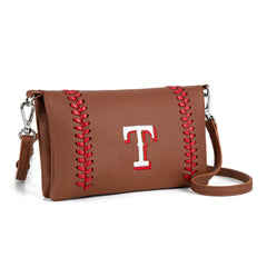 MLB-TX106  MLB MLB Texas Rangers Team Bi-Fold Clutch/Crossbody