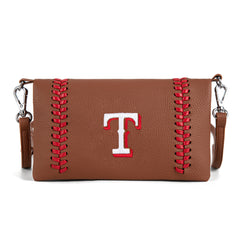 MLB-TX106  MLB MLB Texas Rangers Team Bi-Fold Clutch/Crossbody