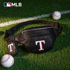 MLB-TX20-320 MLB Texas Rangers Team Fanny Pack Belt Sling Bag