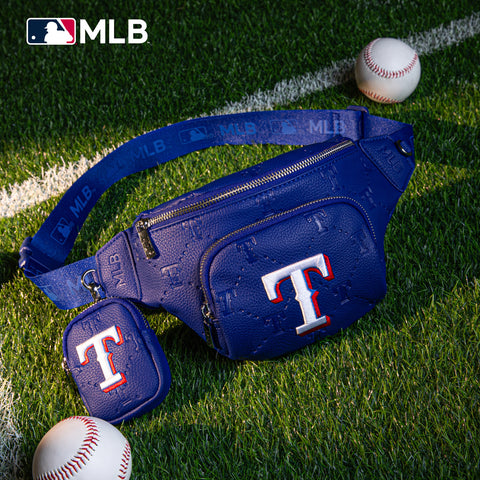 MLB-TX20-320 MLB Texas Rangers Team Fanny Pack Belt Sling Bag