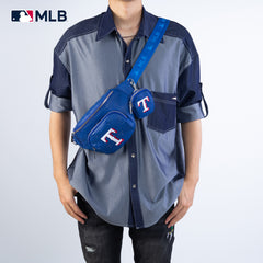 MLB-TX20-320 MLB Texas Rangers Team Fanny Pack Belt Sling Bag