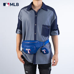 MLB-TX20-320 MLB Texas Rangers Team Fanny Pack Belt Sling Bag