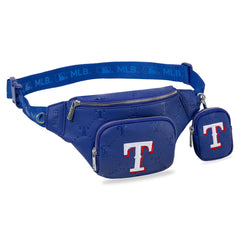 MLB-TX20-320 MLB Texas Rangers Team Fanny Pack Belt Sling Bag