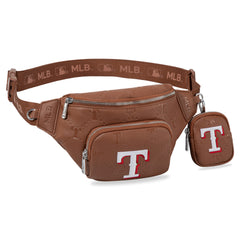 MLB-TX20-320 MLB Texas Rangers Team Fanny Pack Belt Sling Bag