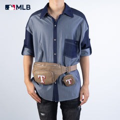 MLB-TX20-320 MLB Texas Rangers Team Fanny Pack Belt Sling Bag