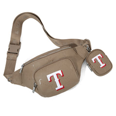 MLB-TX20-320 MLB Texas Rangers Team Fanny Pack Belt Sling Bag