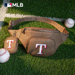 MLB-TX20-320 MLB Texas Rangers Team Fanny Pack Belt Sling Bag