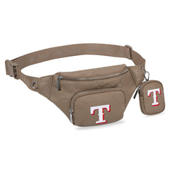 MLB-TX20-320 MLB Texas Rangers Team Fanny Pack Belt Sling Bag