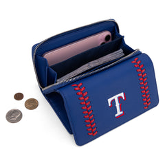 MLB-TX107  MLB Texas Rangers Team  Wallet/Wristlet