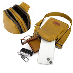 WG87-210 Wrangler Sling Bag/Crossbody/Chest Bag  - Mustard