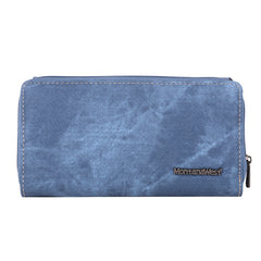 MW1210-W010 Montana West Aztec Collection Jean Denim Wallet