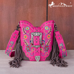 MW1252-8373  Montana West Buckle Collection Crossbody