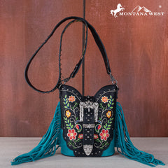 MW1252-8373  Montana West Buckle Collection Crossbody