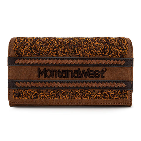 MW1279-W010 Montana West Embroidered Collection Wallet