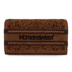 MW1279-W010 Montana West Embroidered Collection Wallet