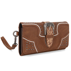 MW1282-W018 Montana West Buckle Collection Wallet