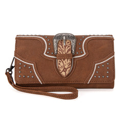 MW1282-W018 Montana West Buckle Collection Wallet