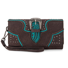 MW1282-W018 Montana West Buckle Collection Wallet