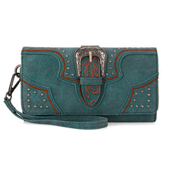 MW1282-W018 Montana West Buckle Collection Wallet