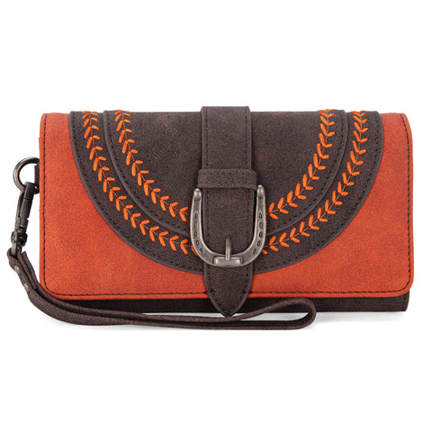 MW1289-W018 Montana West Buckle Collection Wallet