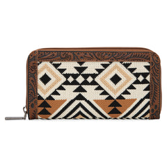 MW1292-W022  Montana West Tapestry Aztec Collection Wallet