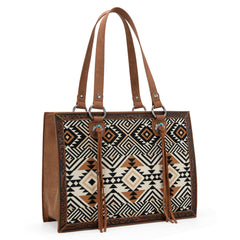 MW1292G-8110   Montana West Aztec Tapestry Concealed Carry Tote