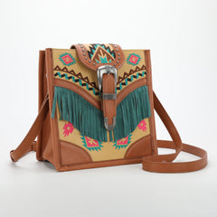 MW1294-9361  Montana West Buckle Collection Crossbody Bag