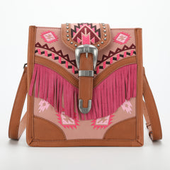 MW1294-9361  Montana West Buckle Collection Crossbody Bag