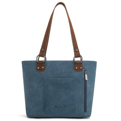 MW1297G-8317 Montana West Embroidered Collection Concealed Carry Tote -Jean