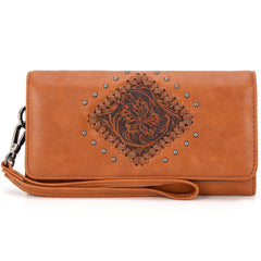 MW1299-W002 Montana West Tooled Collection Wallet