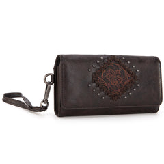 MW1299-W002 Montana West Tooled Collection Wallet