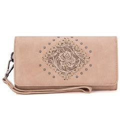 MW1299-W002 Montana West Tooled Collection Wallet