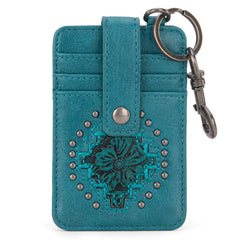 MW1299-W007  Montana West  Tooled Collection Mini Key Ring Card Case